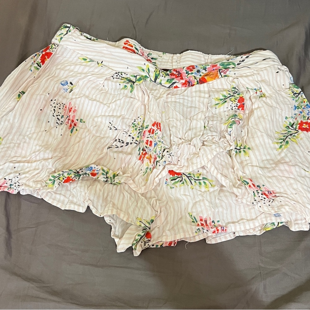 Free People Floral Short/skort